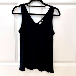 Gap double V-neck A-line top